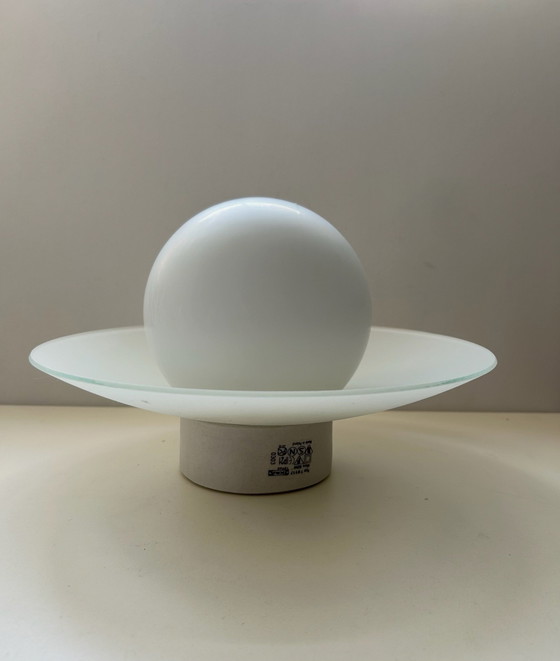 Vintage IKEA Kalkant wall or ceiling lamp 90s, Wall lights, Glass, Ceramic, Transparent (photo 2 of 5)