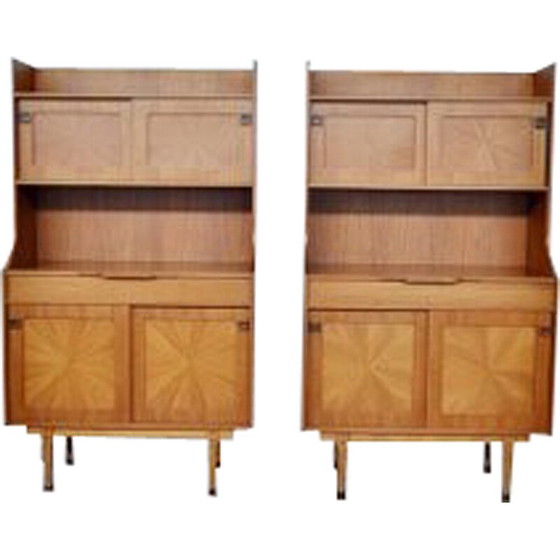 Image 1 of Pair of mid-century Italian rosewood highboards, 1960s