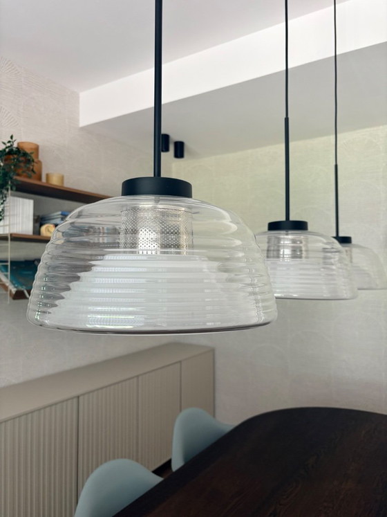 Image 1 of 3x Muuto two layer hanglamp zwart