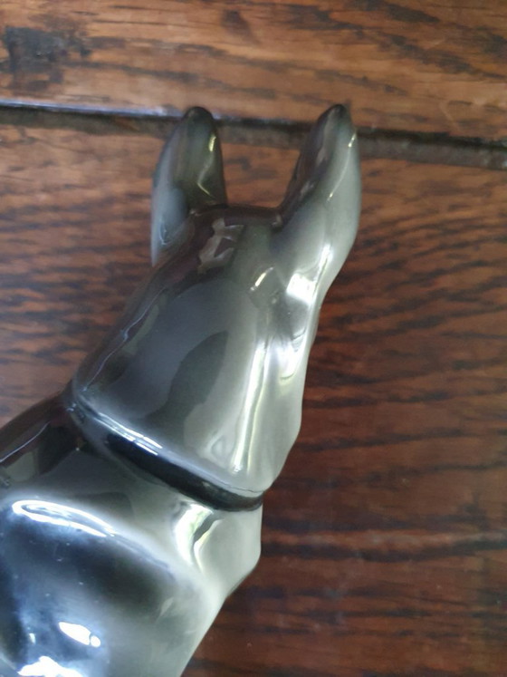 Image 1 of Figurine en porcelaine Pfeffer Gotha – Berger allemand (vers 1920-1940)