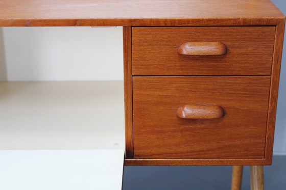 Image 1 of 1960s Danish Teak Cabinet with Mirror