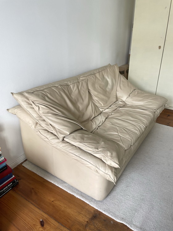 Divano in pelle beige Roche Bobois – Divani 2 posti (photo 2 of 5)