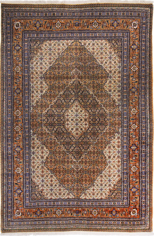 Tapis persan original noué à la main Bidjar Takab Très fin Ancien noué 322 X 220 cm Top condition