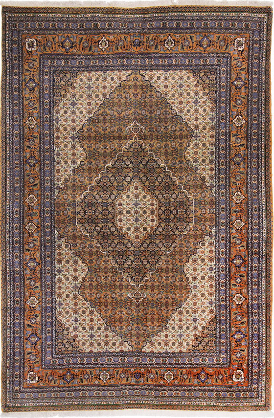 Image 1 of Tapis persan original noué à la main Bidjar Takab Très fin Ancien noué 322 X 220 cm Top condition