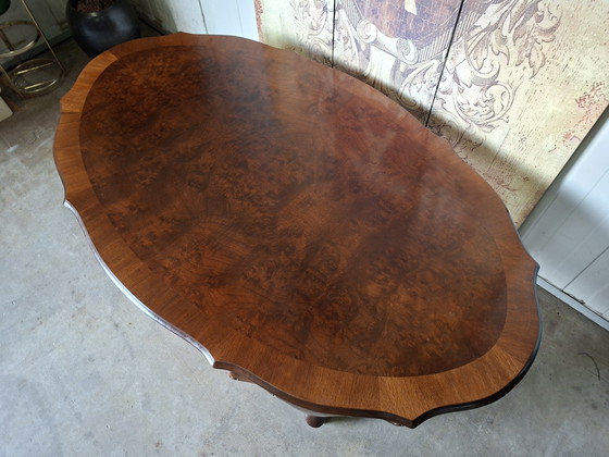 Image 1 of Classic baroque coffee table with drawers, dimensions 150x90cm and 52cm high.