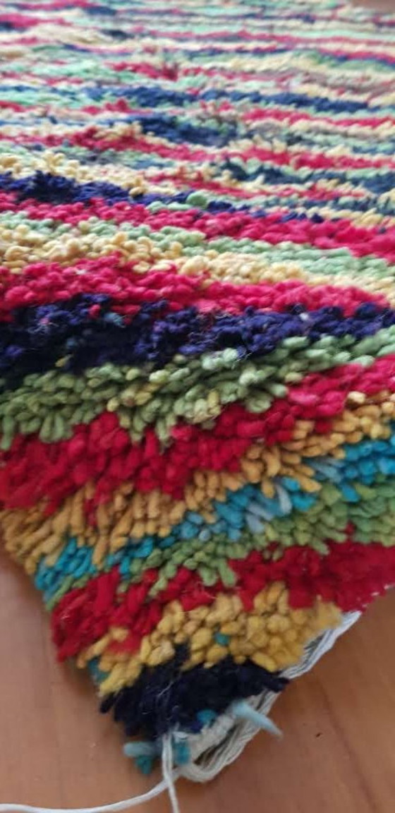 Image 1 of Hand-knotted Berber rug wool 243x163cm