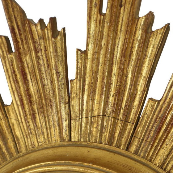 Image 1 of Espejo solar Deknudt Sunburst con detalles en pan de oro
