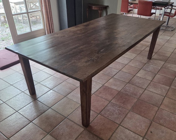 Tavolo in legno di teak – Merk onbekend, Tavoli da pranzo (photo 4 of 5)