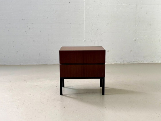 2 MSL Thalia Nightstands - Sapelli, 1970s, Mid-Century – Wood (photo 14 of 15)