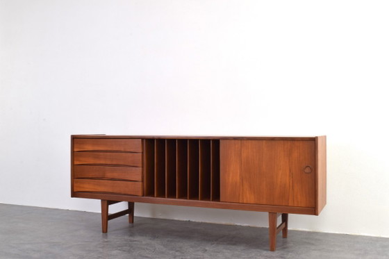 Image 1 of Mid-Century Teak Hi-Fi Sideboard Ulvö by Erik Wørts for Ikea, 1960s.