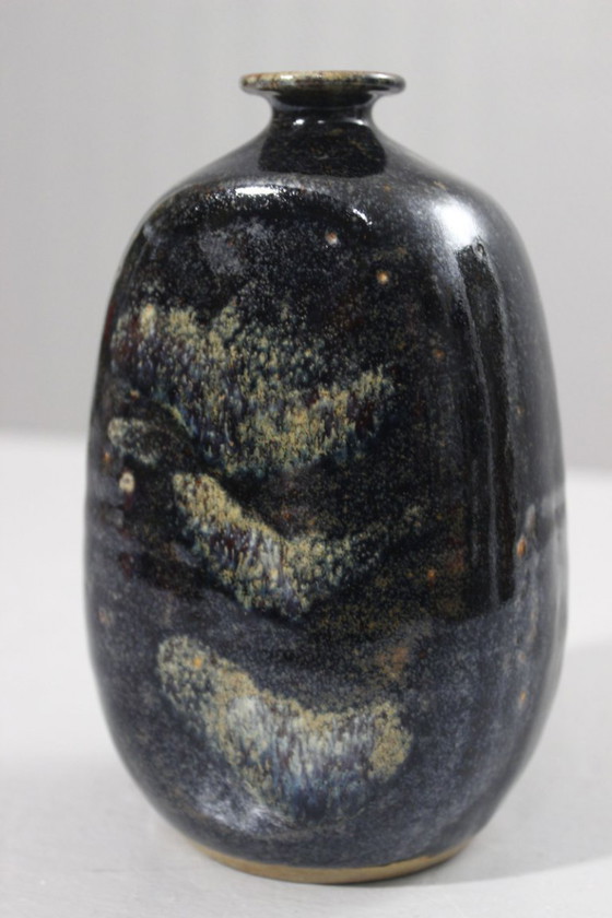 Image 1 of Annie Maume en Sancerre - Jarrón de gres con esmalte multicolor, años 70