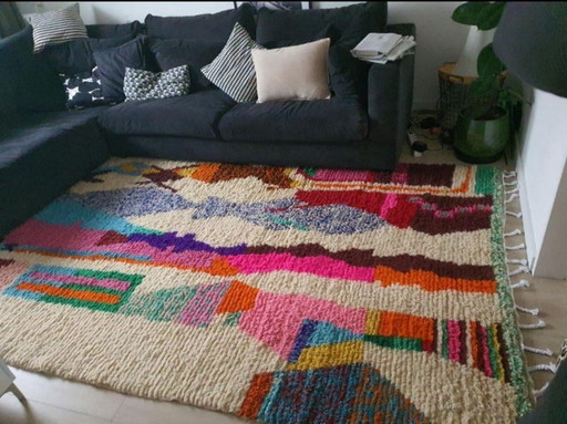 Tapis berbères multicolores en laine 300cmx200cm
