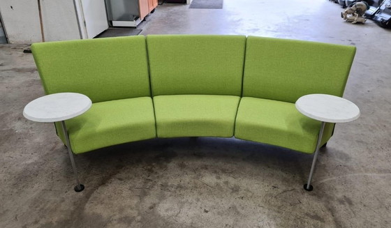 Fritz Hansen Design Sofa Decision # Pelikan 80s – 2 seaters, Metal, Textile (photo 5 of 7)
