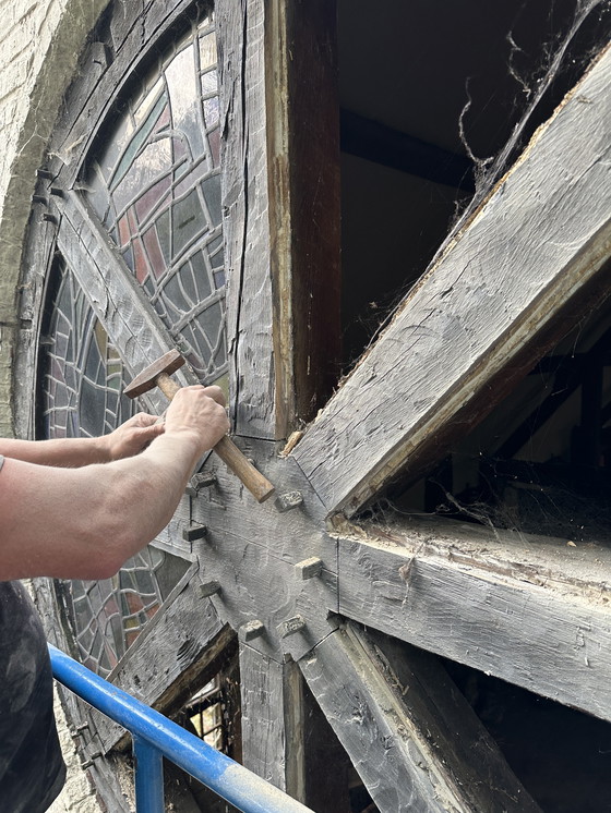 Image 1 of Glaskunst ROSAS vitrail contempory