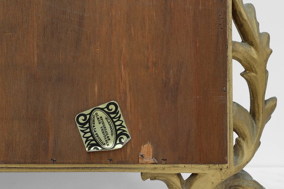 Image 1 of 20e Eeuwse Grote Barok Vergulde Spiegel door Deknudt, België