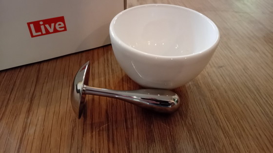 Image 1 of Bowl with spoon 9cm - Steffen Schmelling - Live