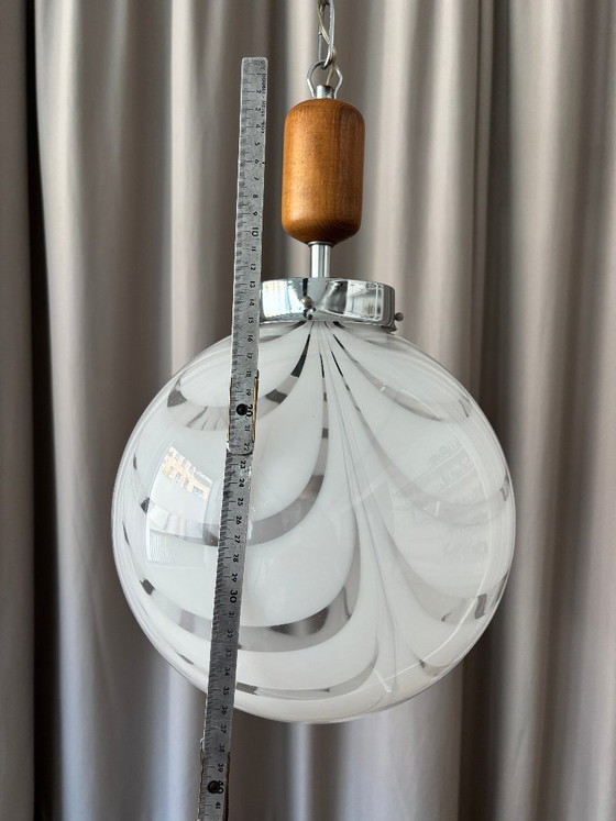 Vintage Murano Glass Pendant Lamp – 1970s (photo 15 of 18)