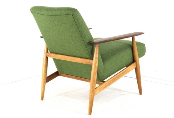Vintage armchair easy chair newly upholstered – Wood (photo 2 of 13)