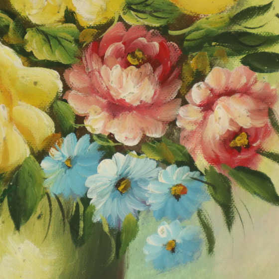 Image 1 of Nature morte aux fleurs dans un vase