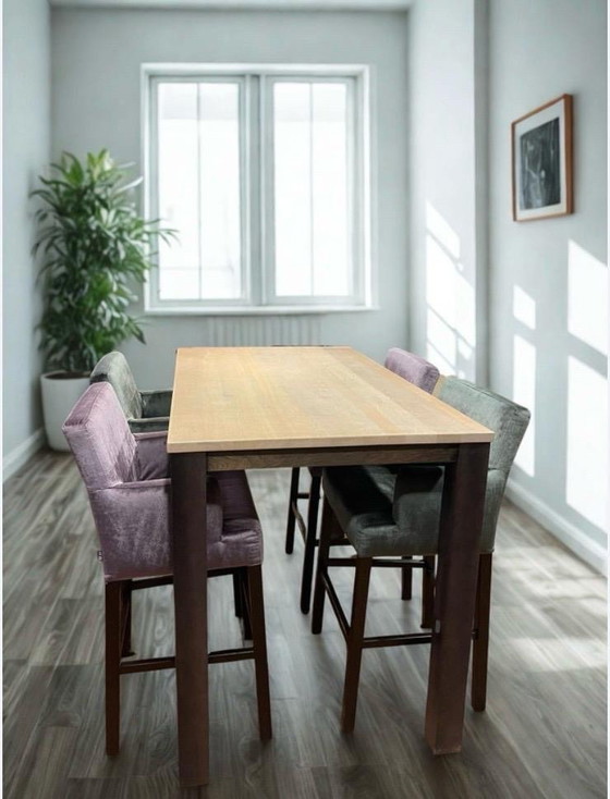 Image 1 of Dining area with 4 chairs