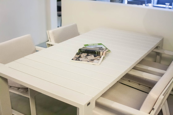 Image 1 of Table basse Borek Samos - 200x100 avec chaise (lot de 4)