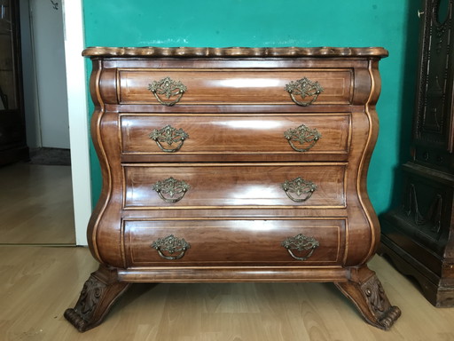 Commode baroque, vers 1900, pieds de lion, Hollande – ladekasten, Wood