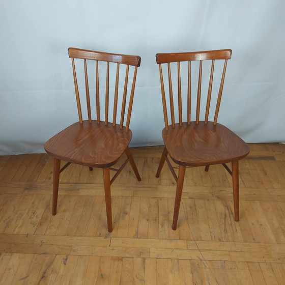Image 1 of 2x Silla TON checoslovaca de los años 60