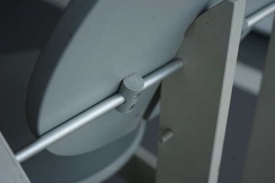 Image 1 of Rare pair of 'Plakhout' side chairs by Henk Lampe, 1979