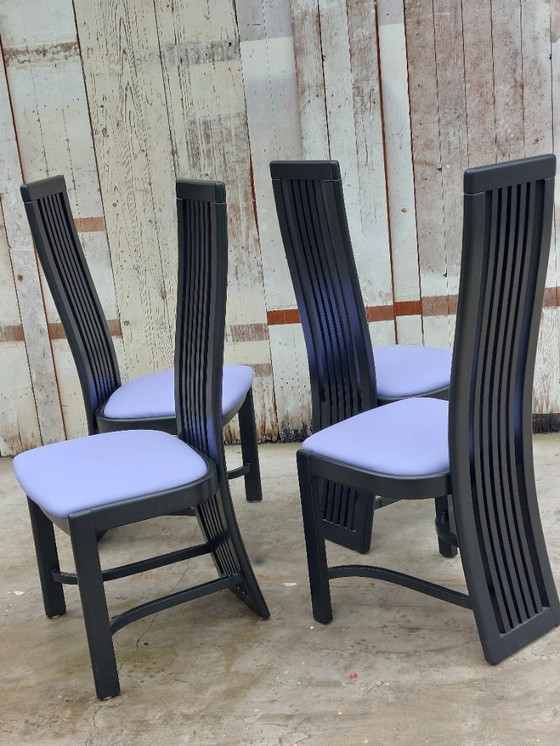 Image 1 of Sedie modello L4k 252 di Liberty, set di 4. Design