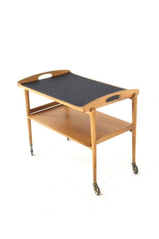 Image 1 of Vintage Trolley Met Los Dienblad