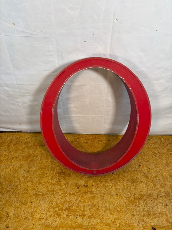 # Lettere in metallo 3D stile industriale vintage | Insegna aziendale originale | Lettere rosse grandi e (photo 10 of 13)