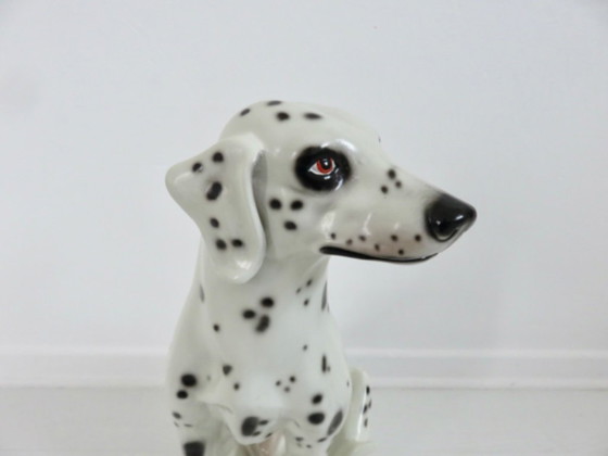 Image 1 of Pezzo di ceramica molto grande raffigurante un dalmata, Italia 1960-1970