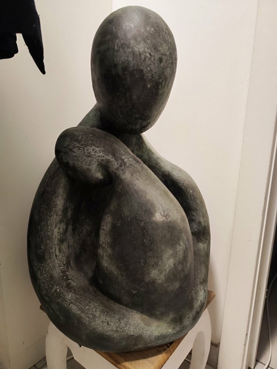 Image 1 of Bronzeskulptur der Zuneigung