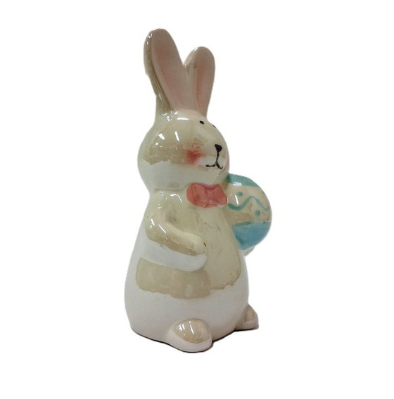 Image 1 of Ceramic Glazed rabbit figurine 12 cm