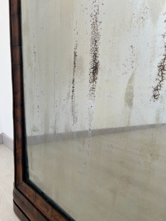 Image 1 of Cassettone - Noce - Comò con specchiera