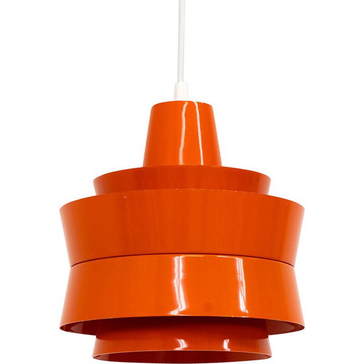 Lampe suspendue vintage "Trava" colorée par Carl Thore pour Granhaga, Suède années 1960