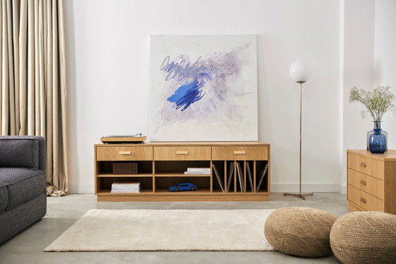 Image 1 of Commode à plateau tournant D-S07 à trois tiroirs