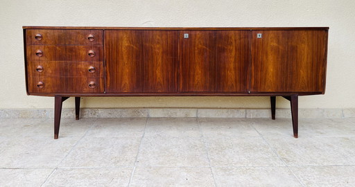 Scandinavian rosewood sideboard