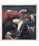 Brilla nel Tevere una stella lucente" 85x85 cm