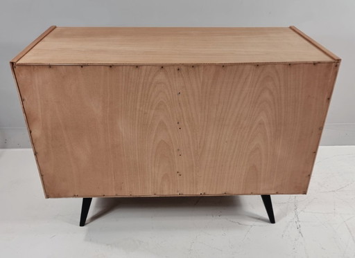 Comò vintage in frassino, anni '70