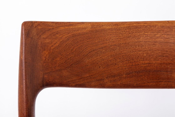 Image 1 of Niels Otto Møller Model 77 Chair, Danish Mid Century Teak Dining Chair 1956 Design, Vintage Moller Chair