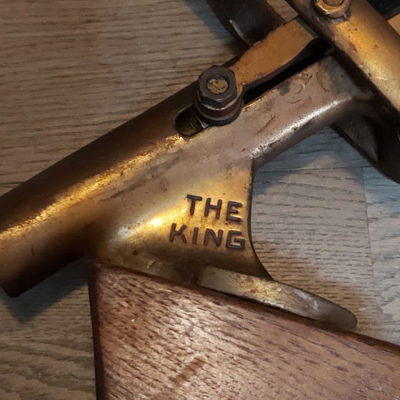 Image 1 of Antieke kurkentrekker profesioneel tafelmodel - The King