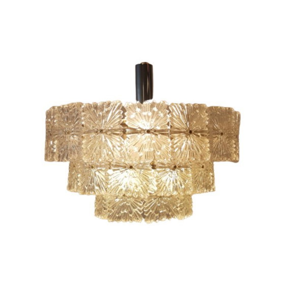 Image 1 of Lámpara de araña Kinkeldy de 3 niveles, década de 1960.