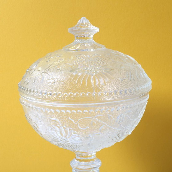 Image 1 of Sokkeldoos Cibulak / Bonbonbonpot / Bonbonnière / Sieradendoos van Pavel Panek / Rudolfova Hut / Tsjechië / 1977