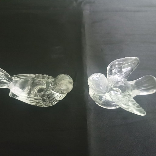 Vogelleuchter aus Uranglas (Boyd-Pfarrei)