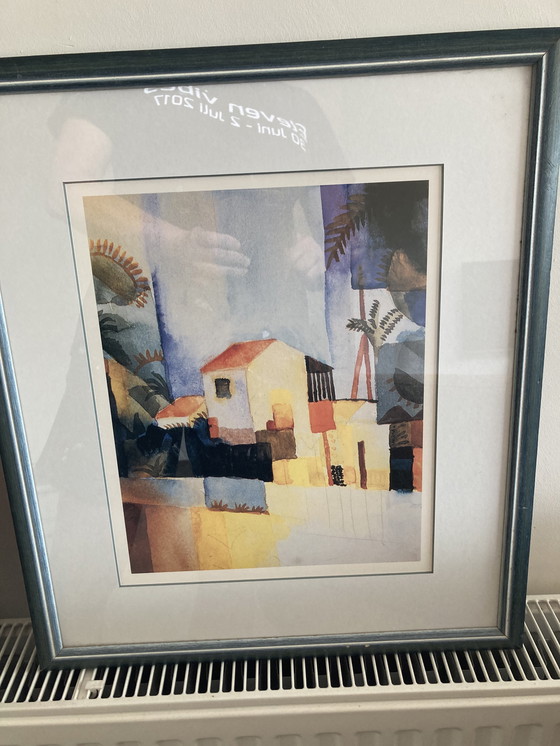 Image 1 of August Macke 'The bright house ' and 'St.Germain at Tunis'