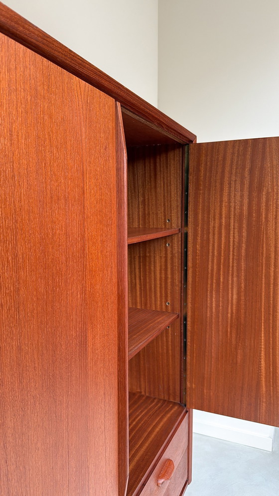 Image 1 of Vintage teak wooden high board