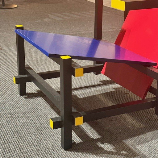 Cassina Red & Blue Chair armchair