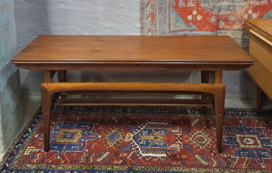 Teak Metamorphic Teak Dining / Coffee Table Johannes Andersen, Denmark, 1960s – Trioh, Dining tables, Wood (photo 15 of 21)