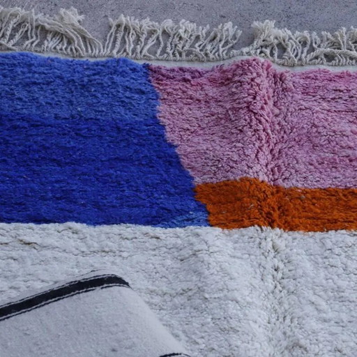 Colorful Handmade Berber Rug 250/160cm – vloerkleden en tapijten, Wool (photo 2 of 5)